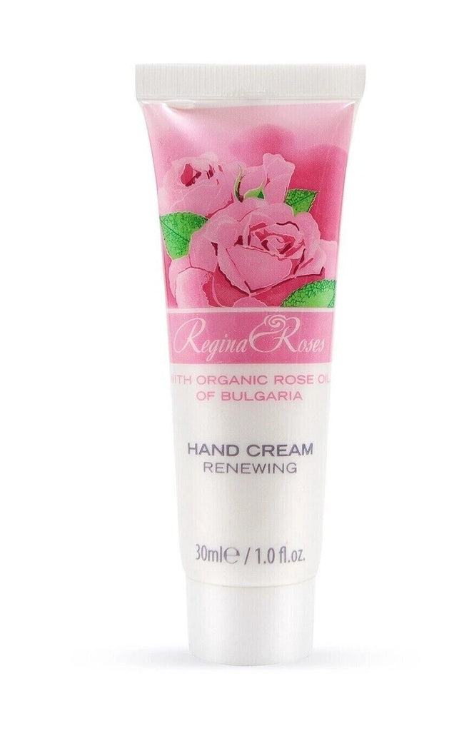 Renewing hand cream with organic rose oil (30ml)